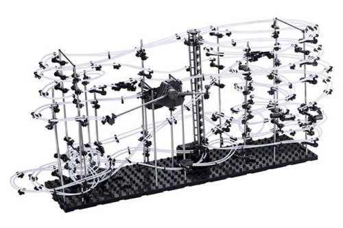 Goods & Gadgets GmbH Spacerail Kugelbahn Space Rail Murmelbahn Spacewarp Spacepark (Level 5 (32 Meter)) von GOODS+GADGETS