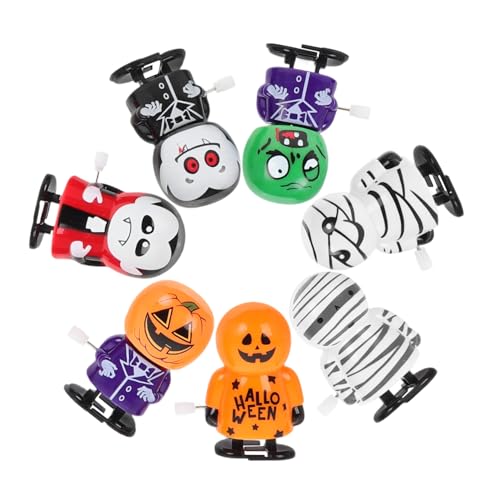 GOOHOCHY 7 Stück Teiliges Halloween Aufziehspielzeug mit Realistischem Wind Up Mechanismus Bunte Kunststofffiguren Deko und Partyspielzeug für Halloween Fest und Geburtstagsfeiern GOOHOCHY 7 Stück Teiliges Halloween Aufziehspielzeug mit Realistischem Wind Up Mechanismus Bunte Kunststofffiguren Deko und Partyspielzeug für Halloween Fest und Geburtstagsfeiern von GOOHOCHY