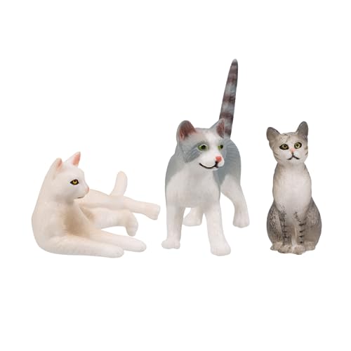 GOOHOCHY Katzenfiguren Realistische Miniatur Katzen Für Tortenaufsatz Dekoration Und Perfekte üße Katzencharaktere Für Und Katzenliebhaber von GOOHOCHY