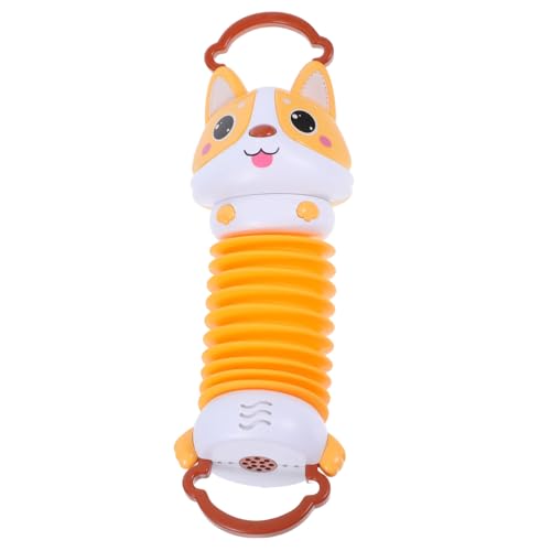 GOOHOCHY Kleinkinder- Und Kleinkindakkordeon Tragbares Kinderschach Corgi- Spiel Schach Akkordeon Für Zeichentrick-Akkordeon Kinderschmuck Plastik Orange von GOOHOCHY