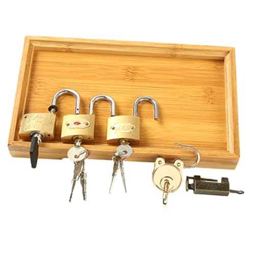 GOOHOCHY Montessori Lock Toy für Praktisches Lernspielzeug mit Schlüssel und Schloss Fein Poliert Fördert Kreativität Hand Auge Koordination Logisches Denken für Vorschule und GOOHOCHY Montessori Lock Toy für Praktisches Lernspielzeug mit Schlüssel und Schloss Fein Poliert Fördert Kreativität Hand Auge Koordination Logisches Denken für Vorschule und von GOOHOCHY