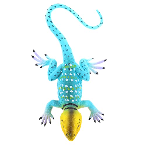 GOOHOCHY Realistische Eidechsenfigur Dekorative Lizard Statue Für Den Schreibtisch Naturgetreues Amphibien Modell Für Wohnraum Und Garten Hochwertiges Lizard Ornament T15751 von GOOHOCHY