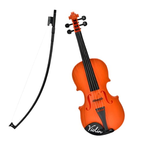 GOOHOCHY Simulierte Violine für Musikinstrument Nachbildung mit Saiten Lernspielzeug zur Musikalischen Früherziehung Leicht und Tragbar für Junge Mädchen und Anfänger GOOHOCHY Simulierte Violine für Musikinstrument Nachbildung mit Saiten Lernspielzeug zur Musikalischen Früherziehung Leicht und Tragbar für Junge Mädchen und Anfänger von GOOHOCHY