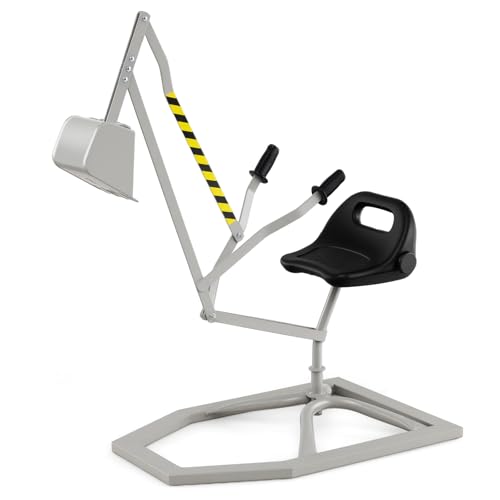 GOPLUS Sitzbagger Kinder, Aufsitzbagger mit 360° drehbarem Sitz, Sandkastenbagger aus Metall mit Schaufel & 2-Hand-Steuerungen, für Sand, Erde, Schnee, Sandbagger für Kinder ab 3 Jahren GOPLUS Sitzbagger Kinder, Aufsitzbagger mit 360° drehbarem Sitz, Sandkastenbagger aus Metall mit Schaufel & 2-Hand-Steuerungen, für Sand, Erde, Schnee, Sandbagger für Kinder ab 3 Jahren von GOPLUS