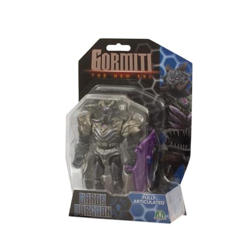 GORMITI THE NEW ERA - Schlechter Baron Durghon, Actionfigur Villain, 15 cm, beweglich, Rivale mit Waffe, Axt mit Rillenwaffe, für Kinder ab 3 Jahren GORMITI THE NEW ERA - Schlechter Baron Durghon, Actionfigur Villain, 15 cm, beweglich, Rivale mit Waffe, Axt mit Rillenwaffe, für Kinder ab 3 Jahren von GORMITI THE NEW ERA