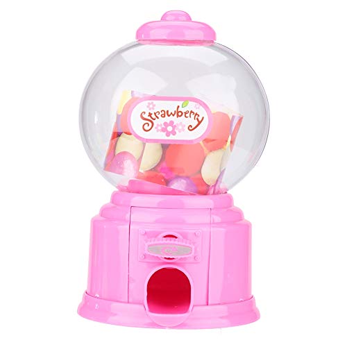 GOTOTOP Gumball Automaten Spender, Sweet Bubblegum Fun Kinderspielzeug Kaugummi Geburtstagsfeier Gunst für Mädchen(Rosa) von GOTOTOP