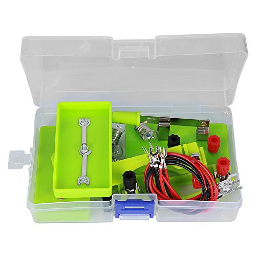 Stromkreis Motor Kit, DIY STEM Wissenschaftsprojekt Montessori Lern-Kits für Kinder(Grün) von GOTOTOP