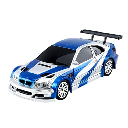 GOUX 1/43 Scale Mini RC Drift Car, 2.4G 4WD Full-Proportion RC Electric Racing Drift Car Model, Greatly Enhances The Sense of Stability and Control (Gyro RTR Version) von GOUX