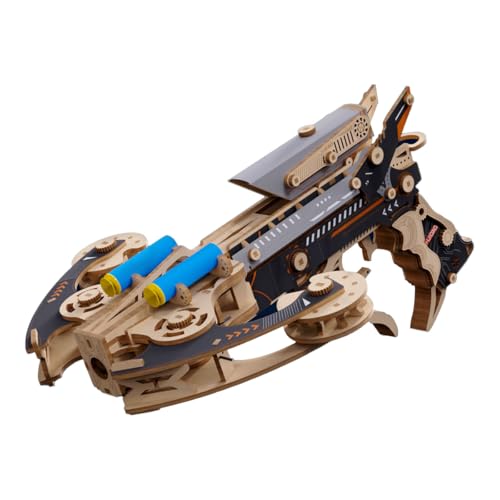 GOUX 3D DIY hölzerne Armbrust Bausatz für Erwachsene, Steampunk Armbrust Montage Modell Bausatz, Kreative hölzerne Puzzle Modell Spielzeug Geschenke, Mechanische 3D Puzzles Modell von GOUX