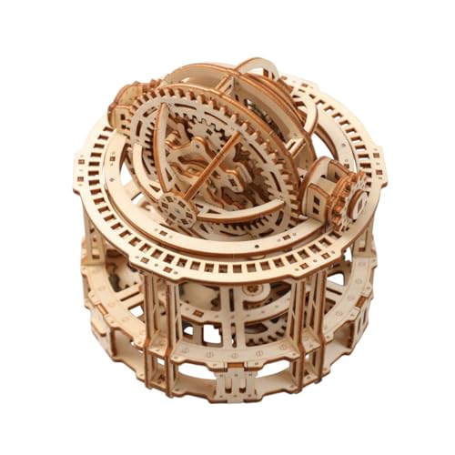 GOUX 3D Holz Tourbillon Timer Assembly Model Kit mit mechanischer Übertragung, DIY kreative Jugendliche und Erwachsene (218PCS) von GOUX