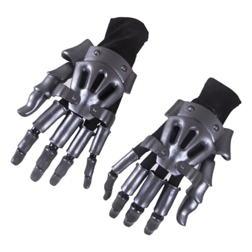 GOUX Future Punk Gloves Armor, Sci-Fi Mechanical Punk Hand Armor Cosplay Prop für Halloween Parties von GOUX