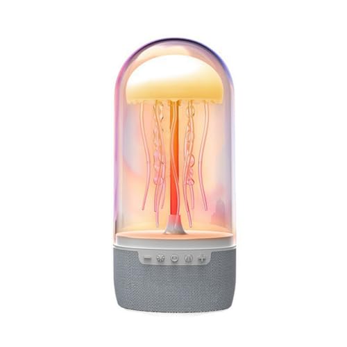 GOUX Mechanische Bewegung Jellyfish Lautsprecher, elektrische Lampe tragbare Bluetooth-Lautsprecher, wechselnde Stimmung Lampe Nacht, Sieben-Farben-Cool-Leuchten gut für Familienfeiern von GOUX