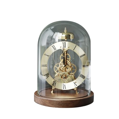 GOUX Mechanische transparente Retro-Tischuhr mit Nachtlicht, mechanische Uhr Ornament von GOUX