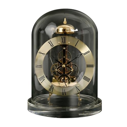 GOUX Mechanische transparente Retro-Tischuhr mit Nachtlicht, mechanische Uhr Ornament von GOUX