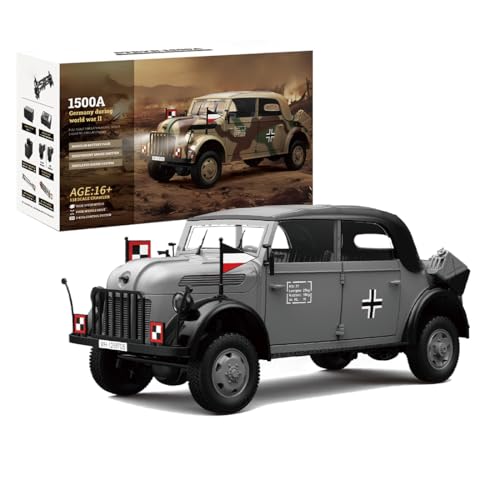 GOUX RC Militärfahrzeuge, Hg4-51 1/18 2.4g Rc Kommandofahrzeug Modell Elektrisch Gebürstet Simulation 4wd Militärfahrzeug, Ferngesteuertes Auto für Erwachsene von GOUX