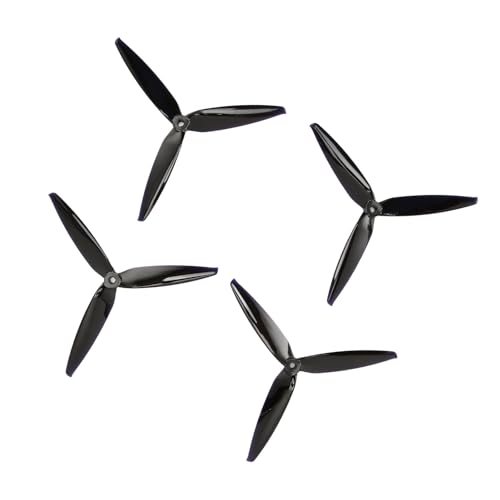 GOWENIC 7 Zoll FPV Freestyle Drohnenpropeller, Leise, Langlebig, 180 Mm, Leistungsstarke Leistung, Manövrierfähigkeit, ABS Material, 4er Pack für Wettkampfrennen von GOWENIC