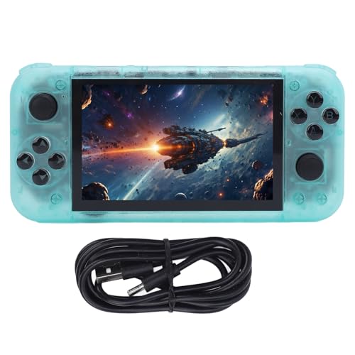 Handheld -Retro -Spielkonsole, Small -Retro -Konsole mit 5 -Zoll -IPS -Bildschirm, 19 Emulatoren Support, 2 GB DDR4 USB C Tragbare Videospielkonsole für Linux, 64 GB (23/12/4 #12) von GOWENIC