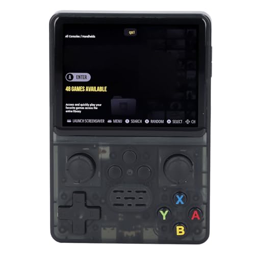 R35s Handheld-Spielekonsole, 3,5-Zoll-IPS-Bildschirmdesign, Tragbarer Retro-Game-Player mit über 10.000 Spielen, -Open-Source-System für Gamer (128GB #14) von GOWENIC