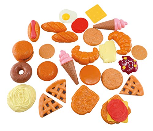 GOWI Spiel-Lebensmittel für Kaufladen oder Spielküche (Gebäck 33tlg) von GOWI