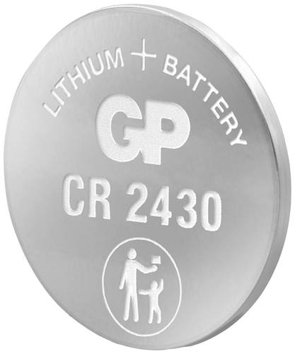 GP Knopfzelle CR 2430 3V 1 St. 300 mAh Lithium GPCR2430STD738C1 von GP