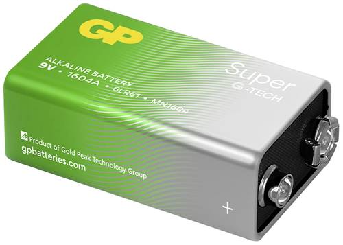 GP Batteries Super 9V Block-Batterie 9V von GP