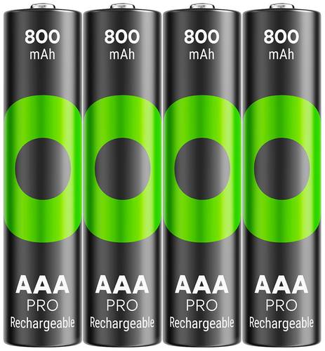 GP ReCyko Pro Micro (AAA)-Akku NiMH 800 mAh 1.2V 4St. von GP