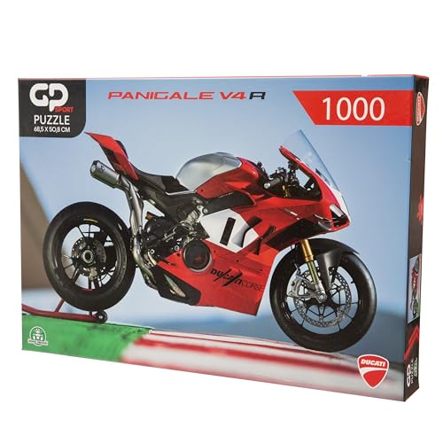 GP Moto Sport Ducati Panigale 2D Puzzle – 1000 Teile, hochdetaillierte Kunstwerke, ideal für Sammler, Ducati-Fans und alle Motorrad-Enthusiasten – 68,5 x 50,8 cm von GP Sport