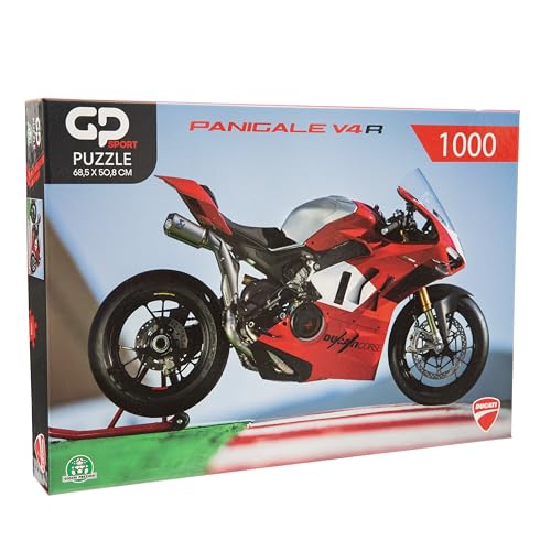 GP Moto Sport Ducati Panigale 2D Puzzle – 1000 Teile, hochdetaillierte Kunstwerke, ideal für Sammler, Ducati-Fans und alle Motorrad-Enthusiasten – 68,5 x 50,8 cm von GP Sport