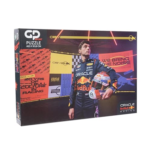 GP Sport Red Bull Racing 2D Puzzle – 1000 Teile, Max Verstappen F1-Auto-Design, offiziell lizenziertes Kunstwerk, für Fans und Sammler – 68,5 x 50,8 cm von GP Sport