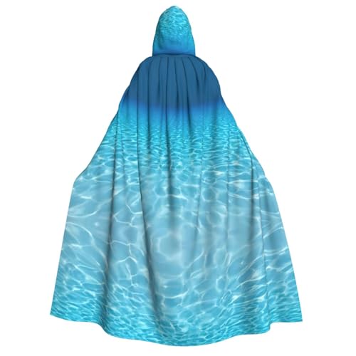 GPFNMRSN Tranquil Underwater Scenery Print Unisex Hooded Halloween Cloak Long Cape Robe Dress Costumes For Adults Kids Cosplay von GPFNMRSN