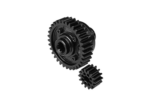 4140 Medium Carbon Steel +7075 Alloy Center Complete Differential for Traxxas 1:5 X Maxx 6S / X Maxx 8S / XRT 8S / X Maxx Ultimate 8S / XRT Ultimate 8S Monster Truck Ugrades - Black von GPM Racing