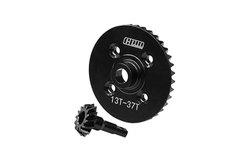 4140 Medium Carbon Steel Front Spiral Differential Ring Gear & Pinion Gear for Traxxas 1:8 Maxx Slash 6S-102076-4/1:10 Maxx Monster Truck-89076-4 / Maxx with WideMaxx Monster Truck-89086-4 Upgrades von GPM Racing