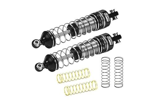 GPM Racing Aluminium 6061 Front Or Rear Shocks for Losi 1/18 Mini LMT 4X4 Brushed Monster Truck RTR-LOS01026 Upgrade Parts - Silver von GPM Racing