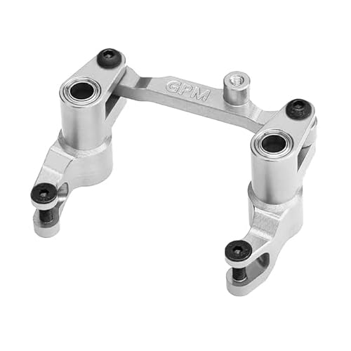 Aluminium 7075 Alloy Front Bellcrank Steering Assembly for Traxxas 1/16 Mini Maxx 4WD RTR Brushless Monster Truck 107154-1 Upgrades - Silver von GPM Racing