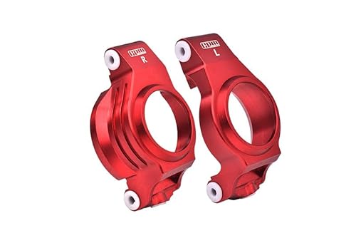 Aluminium 7075 Alloy Front C Hubs for Traxxas 1:5 X Maxx 6S 8S / XRT 8S / X Maxx Ultimate 8S / XRT Ultimate 8S Upgrade Parts - Red von GPM Racing