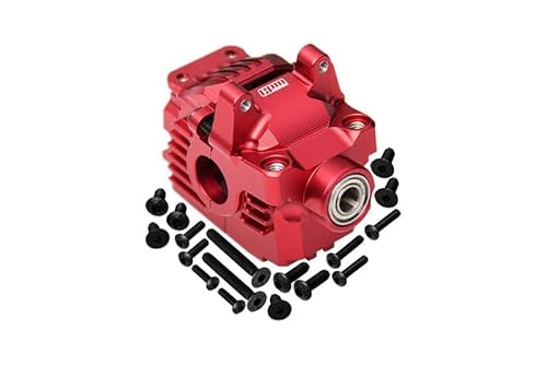 Aluminium 7075 Alloy Front Differential Housing (Larger Inner Bearings) for Traxxas 1:10 Rustler 4X4 VXL/Slash 4X4 VXL/Hoss 4X4 VXL/Ford Fiesta/Ford F150 / Stampede 4X4 / 1:7 AWD XO-01 - Red von GPM Racing
