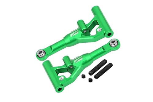 Aluminium 7075 Alloy Front Lower Suspension Arms for Traxxas 1/10 4-Tec Drift Ford Mustang RWD Drift Car RTR 105237-4 Upgrades - Green von GPM Racing