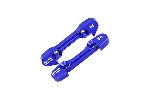 Aluminium 7075 Alloy Front Lower Suspension Mount For LOSI 1/6 8IGHT-X Super Lasernut 4WD Buggy-LOS04019 / 1:8 8IGHT-XE Sensored Buggy-LOS04018 / 8IGHT-XTE Sensored Truggy-LOS04020 Upgrades - Blue von GPM Racing