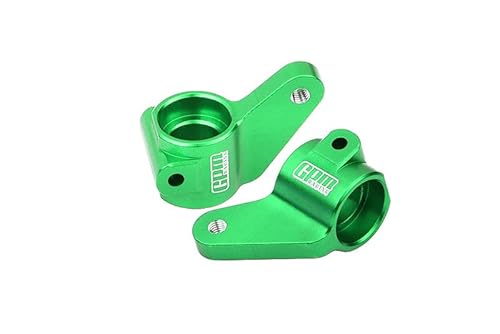 Aluminium 7075 Alloy Front Steering Blocks for Traxxas 1:10 Slash MudBoss/Drag Slash / 2WD Bandit / 2WD F-150 / 2WD Slash Brushless / 2WD Bigfoot / 2WD Rustler / 2WD Stampede Upgrade Parts - Green von GPM Racing