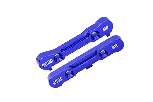 Aluminium 7075 Alloy Rear Lower Suspension Mount For LOSI 1/6 8IGHT-X Super Lasernut 4WD Buggy-LOS04019 / 1:8 8IGHT-XE Sensored Buggy-LOS04018 / 8IGHT-XTE Sensored Truggy-LOS04020 Upgrades - Blue von GPM Racing