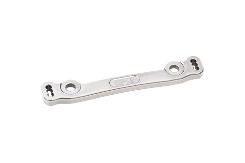 Aluminium 7075 Alloy Steering Plate for LOSI 1/8 8IGHT-XE 4X4 Sensored Brushless Racing Buggy RTR-LOS04018 Upgrade Parts - Silver von GPM Racing