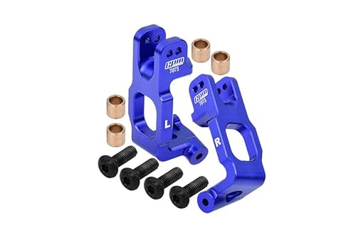 Aluminium 7075 Front C Hubs For LOSI 1/6 8IGHT-X Super Lasernut 4WD Brushless Buggy-LOS04019 / 1:8 8IGHT-XE Sensored Brushless Buggy-LOS04018 / 8IGHT-XTE Sensored Brushless Truggy-LOS04020 - Blue von GPM Racing