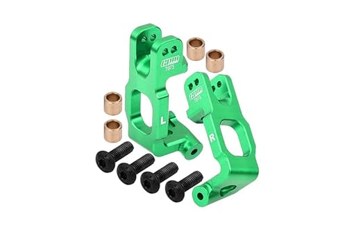 Aluminium 7075 Front C Hubs For LOSI 1/6 8IGHT-X Super Lasernut 4WD Brushless Buggy-LOS04019 / 1:8 8IGHT-XE Sensored Brushless Buggy-LOS04018 / 8IGHT-XTE Sensored Brushless Truggy-LOS04020 - Green von GPM Racing