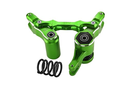 Aluminium 7075-T6 Front Steering Assembly for Traxxas 1:5 XRT 8S Monster Truck 78086-4 Upgrades - Green von GPM Racing