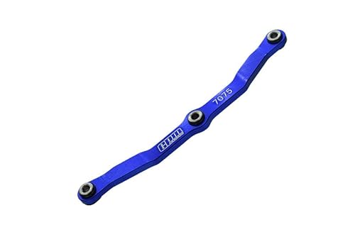 Aluminium 7075-T6 Steering Link Rod for Traxxas 1:18 TRX4M Ford Bronco Crawler 97074-1 / TRX4M Land Rover Defender 97054-1 / TRX4M K10 High Trail Crawler 97064-1 Upgrades - Blue von GPM Racing