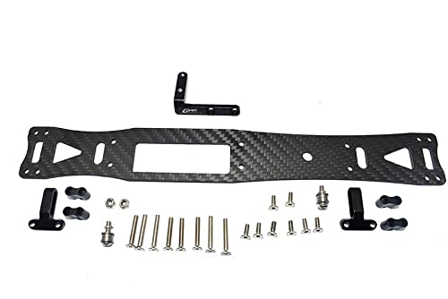Carbon Fiber + Aluminium Sub Chassis for Tamiya 1/10 4WD TA08 PRO 58693-27Pc Set Black Carbon Fiber + Aluminium Sub Chassis for Tamiya 1/10 4WD TA08 PRO 58693-27Pc Set Black von GPM