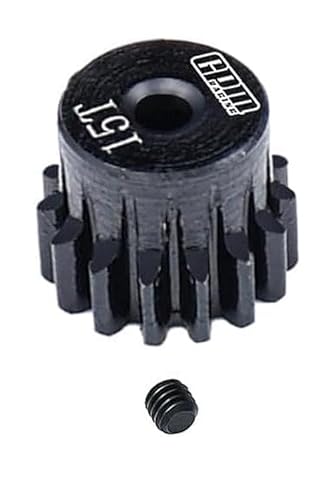 GPM Racing 40Cr Steel Pinion Gear 15T 0.5M 2mm Shaft for LOSI 1/24 Micro-B 2WD Buggy RTR-LOS00007 Upgrade Parts von GPM Racing