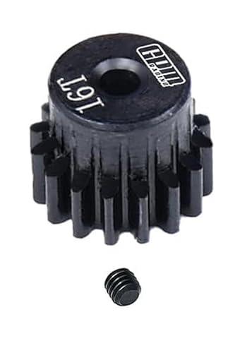 GPM Racing 40Cr Steel Pinion Gear 16T 0.5M 2mm Shaft for LOSI 1/24 Micro-B 2WD Buggy RTR-LOS00007 Upgrade Parts von GPM Racing