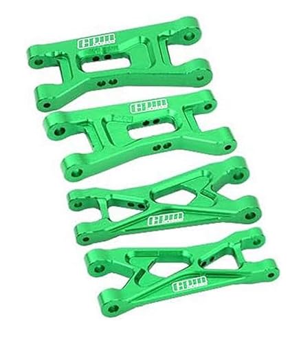 GPM Racing 7075 Alloy Front & Rear Lower Arms Aluminium Upgrade Combo for LOSI 1/24 Micro-B 2WD Buggy RTR-LOS00007 - Green von GPM Racing