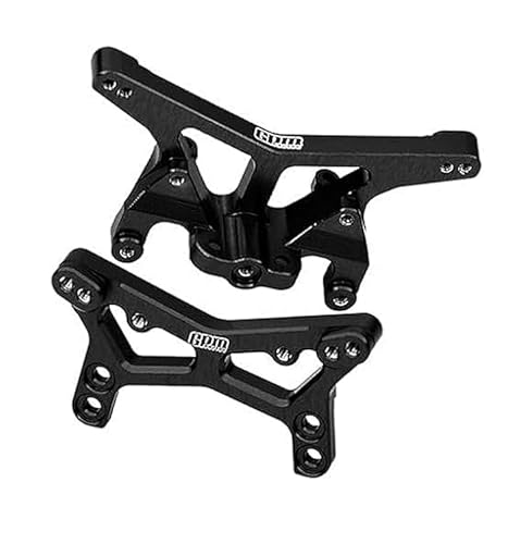 GPM Racing 7075 Alloy Front & Rear Shock Tower Aluminium Upgrade Combo for LOSI 1/24 Micro-B 2WD Buggy RTR-LOS00007 - Black von GPM Racing